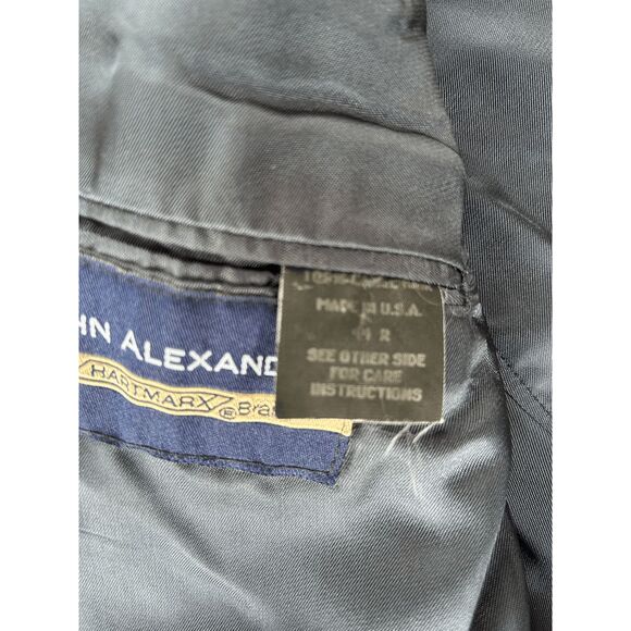 John Alexander 100% Camel Hair Blazer/Sport Jacket Size 44R, Dark Blue, USA Made - Picture 3 of 12